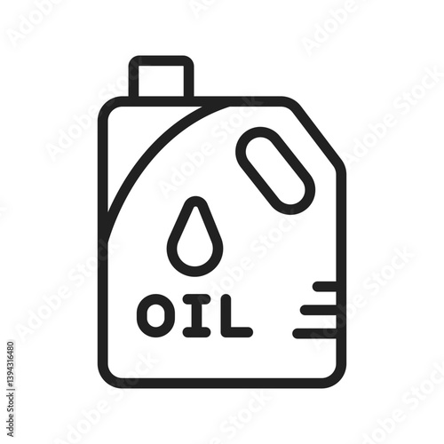 Oil Jug icon vector image. Suitable for mobile apps, web apps and print media.