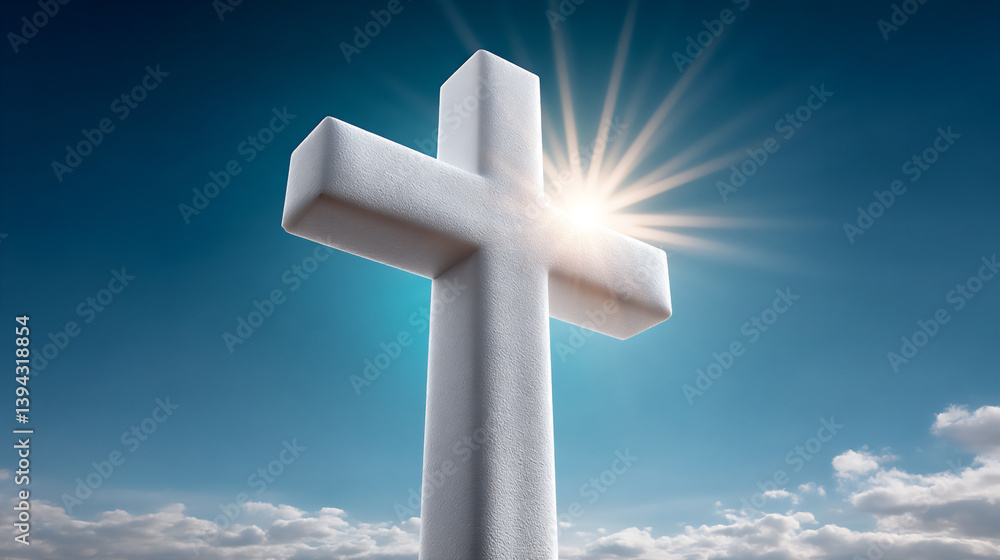 easter cross: symbol of resurrection