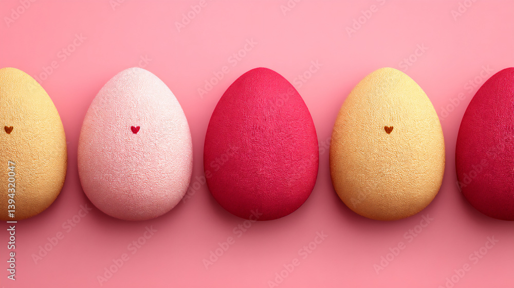 Obraz premium easter pattern: abstract egg design