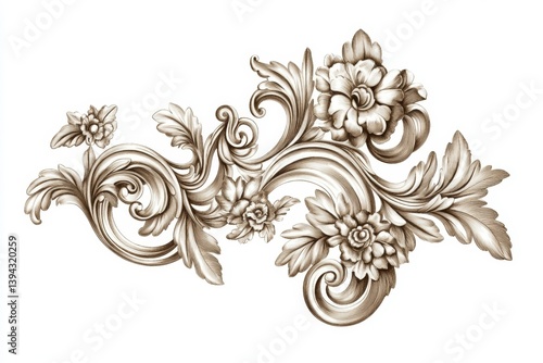 Ornate Floral Architectural Design