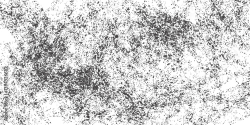 Distressed overlay texture. Grunge background. Abstract mild textured effect  The monochrome texture is old. Vintage worn pattern. The surface is covered with scratches.