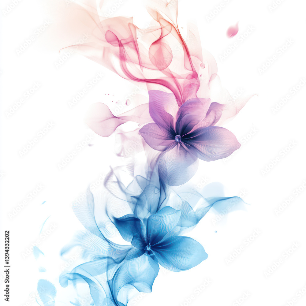 Obraz premium abstract background with flowers