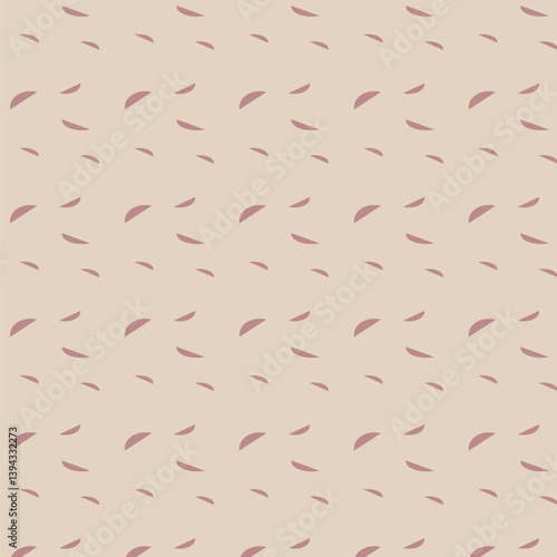 Pink flower petals seamless pattern with pink background.