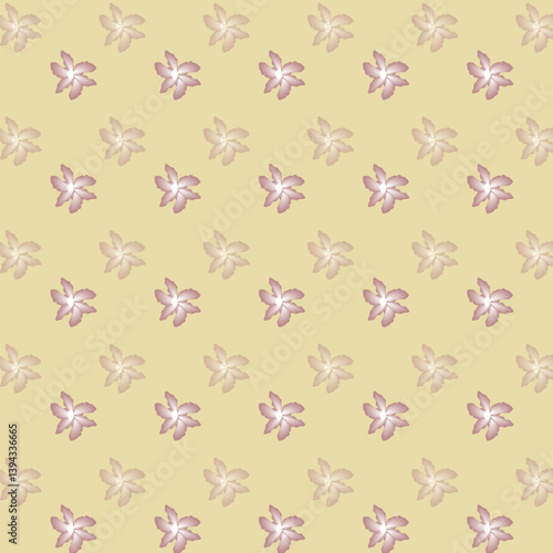 Monochrome burgundy flowers Seamless pattern on a yellow background Hand drawn watercolor illustration For design fabrics textiles wallpaper prints wrapping paper