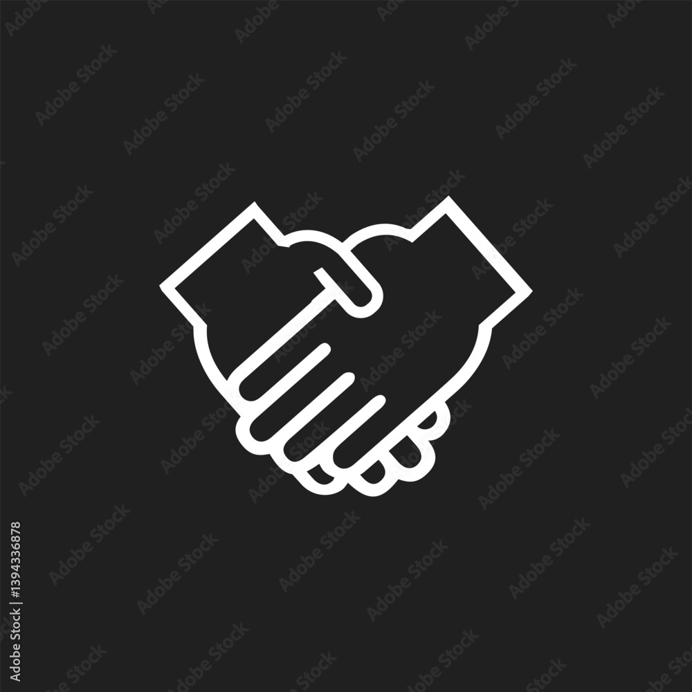 Fototapeta premium handshake finance deal. New investments and financial success. Business partnership. Successful deal. Business agreement contract concept. 3d rendering. Vector illustration
