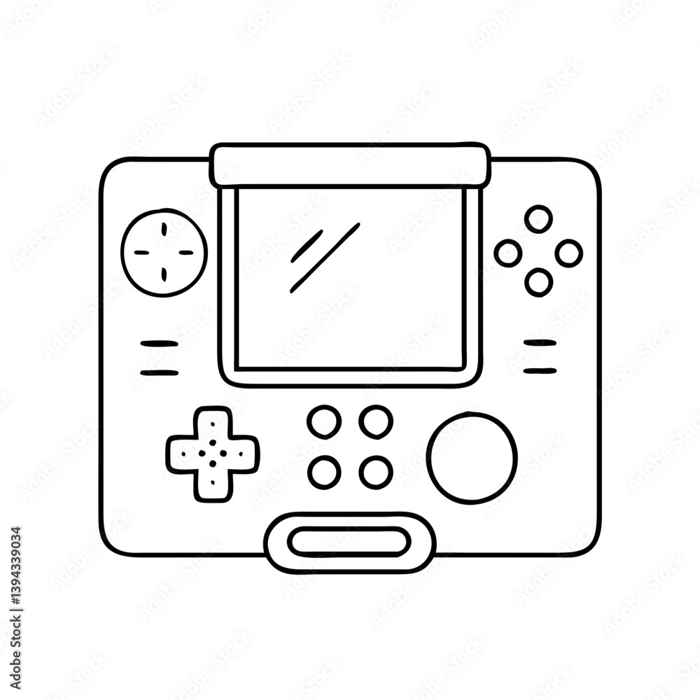 game console icon, game console vector illustration-simple illustration of game console, perfect for game console logos and icons