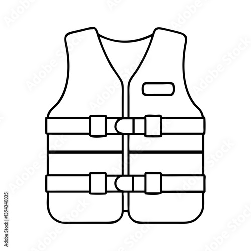 life vest icon, life vest vector illustration-simple illustration of life vest, perfect for life vest logos and icons