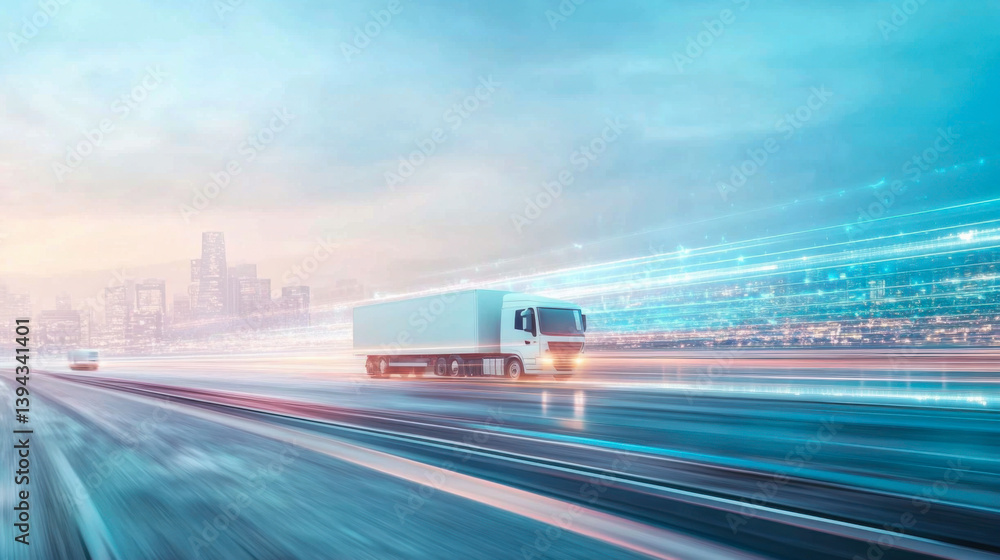 Technology digital future of commercial air transport concept