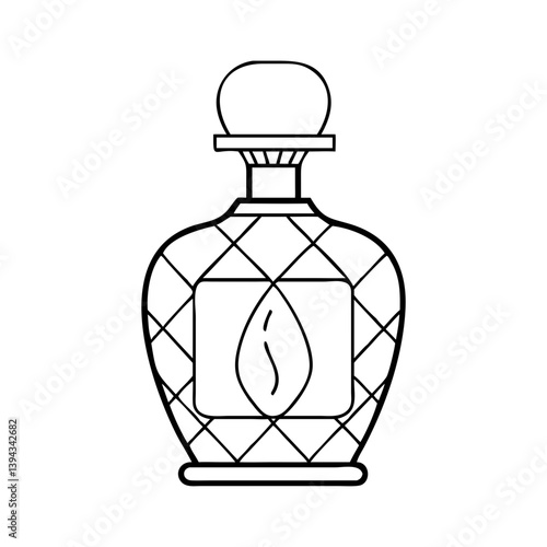 perfume bottle icon, perfume bottle vector illustration-simple illustration of perfume bottle, perfect for perfume bottle logos and icons