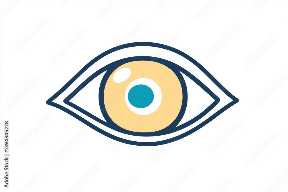Eye Icon - Simple and Stylish Illustration Eye Icon - Simple and Stylish Illustration