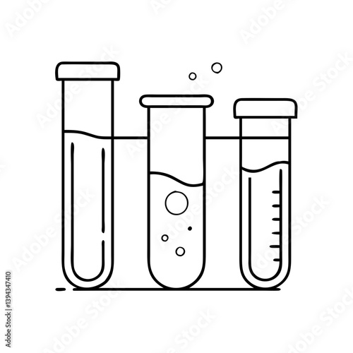 test tube icon, test tube vector illustration-simple illustration of test tube, perfect for test tube logos and icons