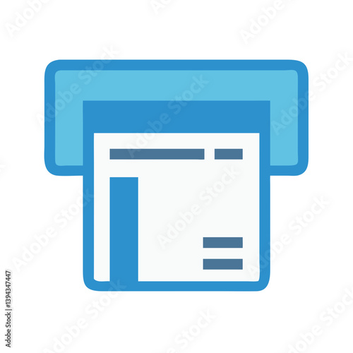  Modern ATM Banking Icon