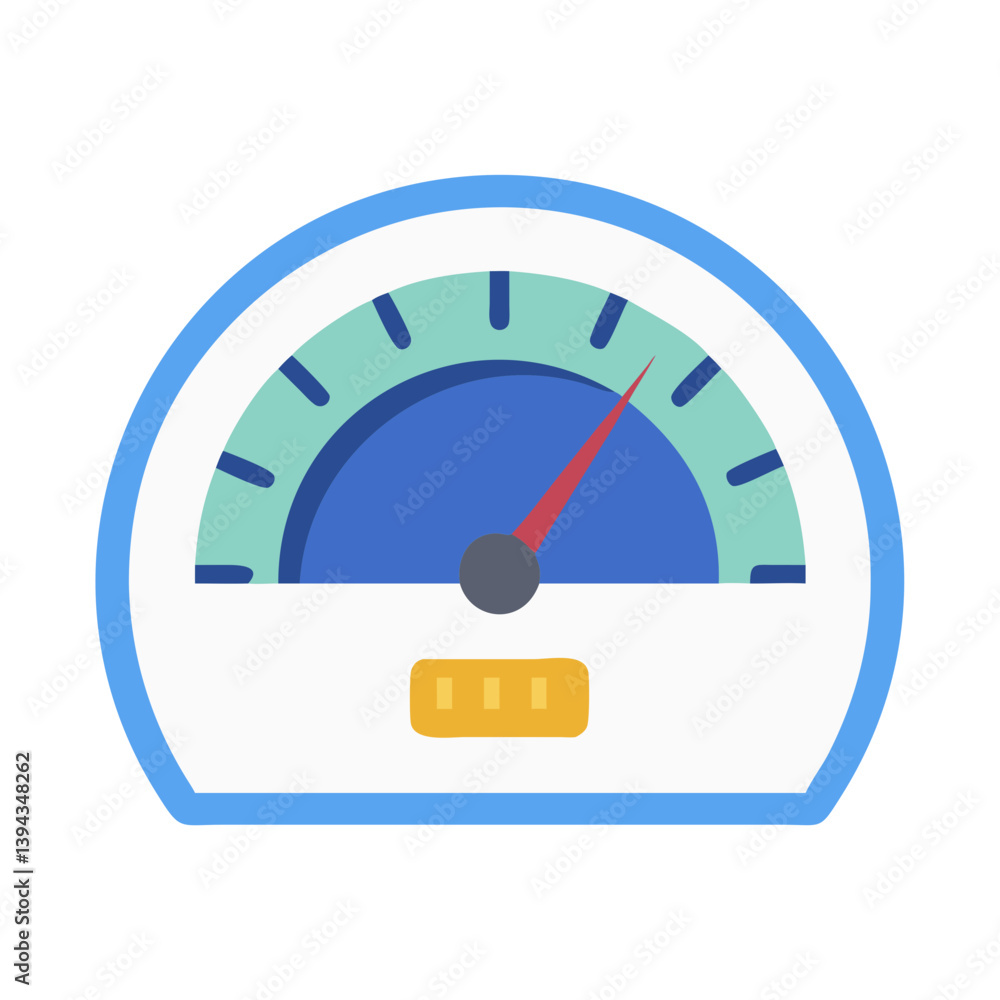 Bandwidth Meter Measurement Icon Bandwidth Meter Measurement Icon