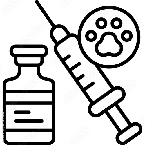 Injection Line Icon
