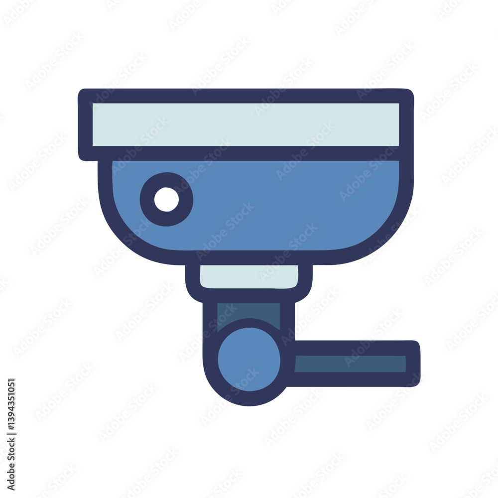 Stylish CCTV Camera Icon Stylish CCTV Camera Icon