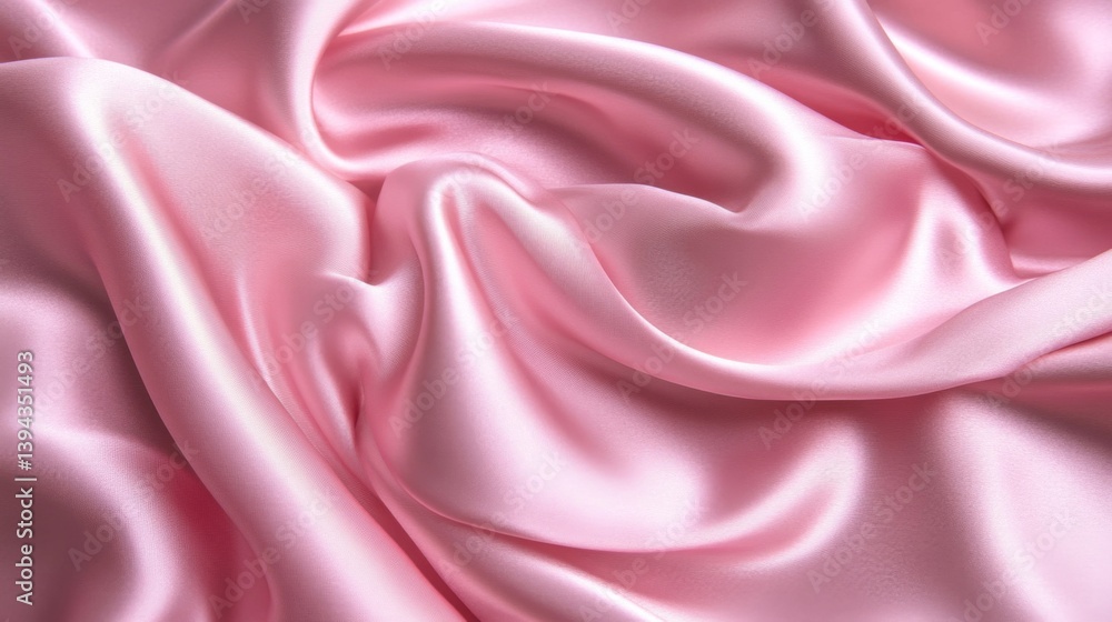 Fototapeta premium Pink Satin Fabric Texture Background
