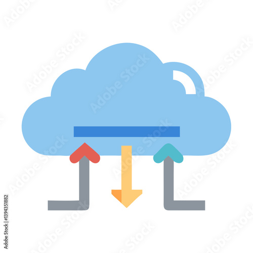  Cloud Gateway Technology Icon