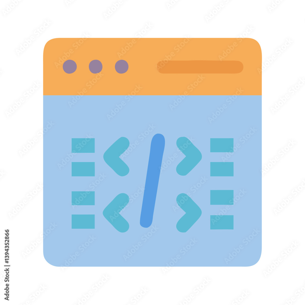 Innovative Code Formatter Design Icon Innovative Code Formatter Design Icon