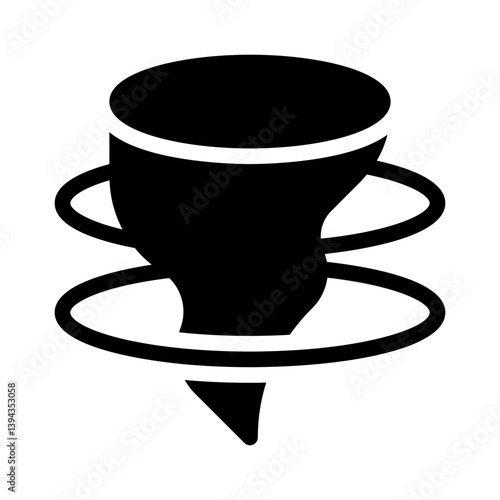 tornado glyph icon