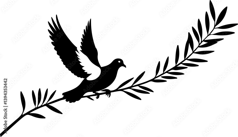 Fototapeta premium silhouette of a bird