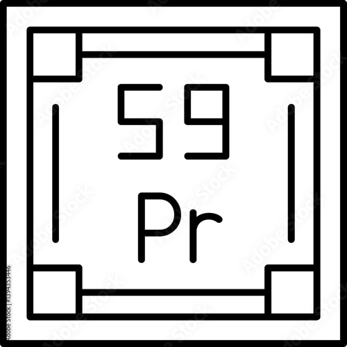 Praseodymium icon