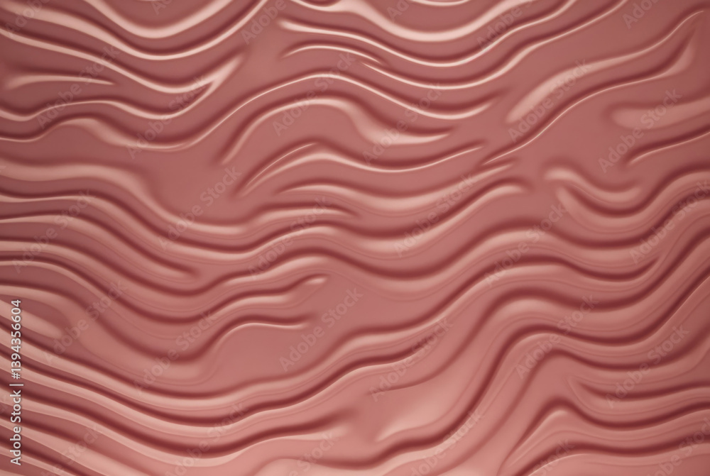 Fototapeta premium Abstract wavy pink background. Dynamic simple geometric shapes