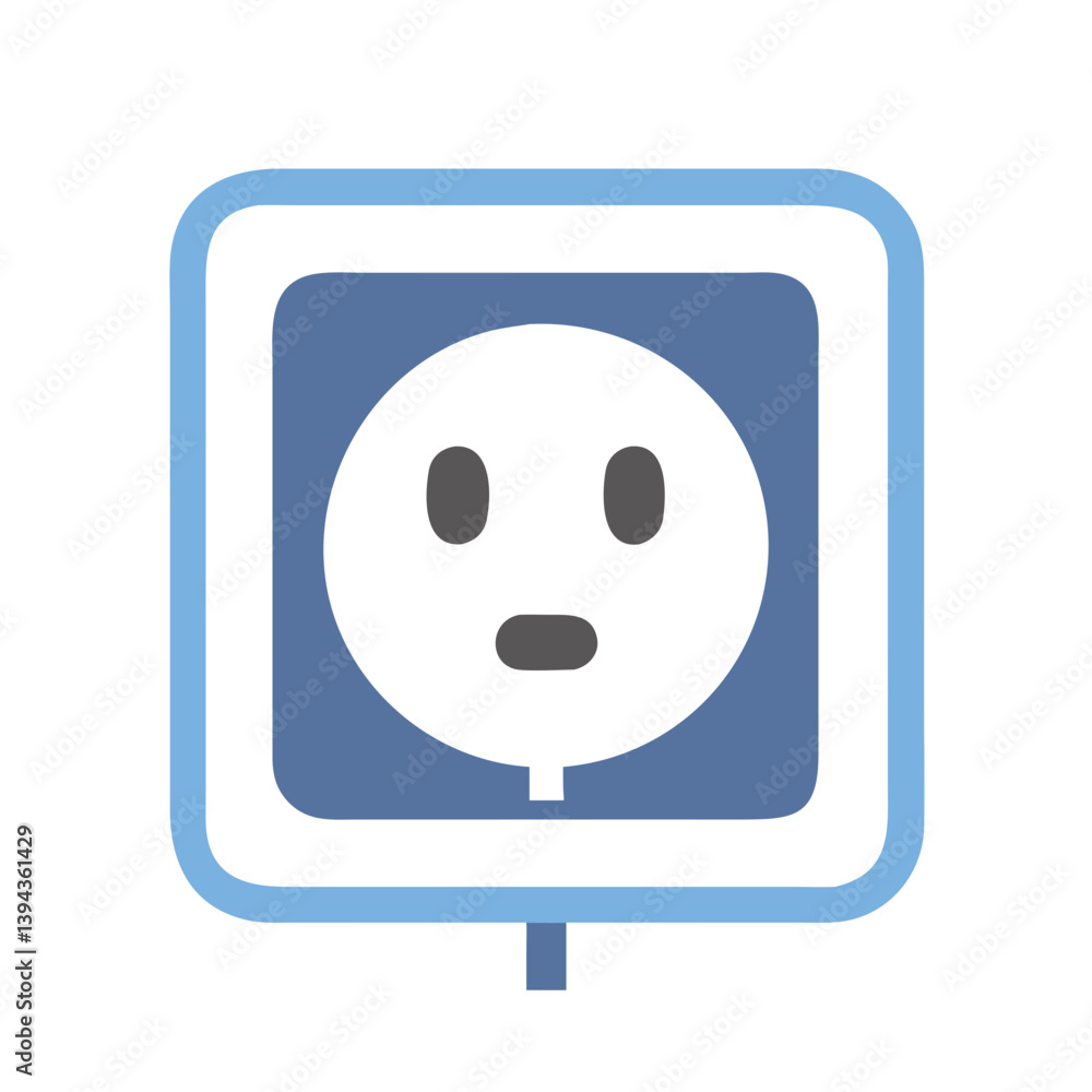 Innovative Electric Socket Design Icon Innovative Electric Socket Design Icon