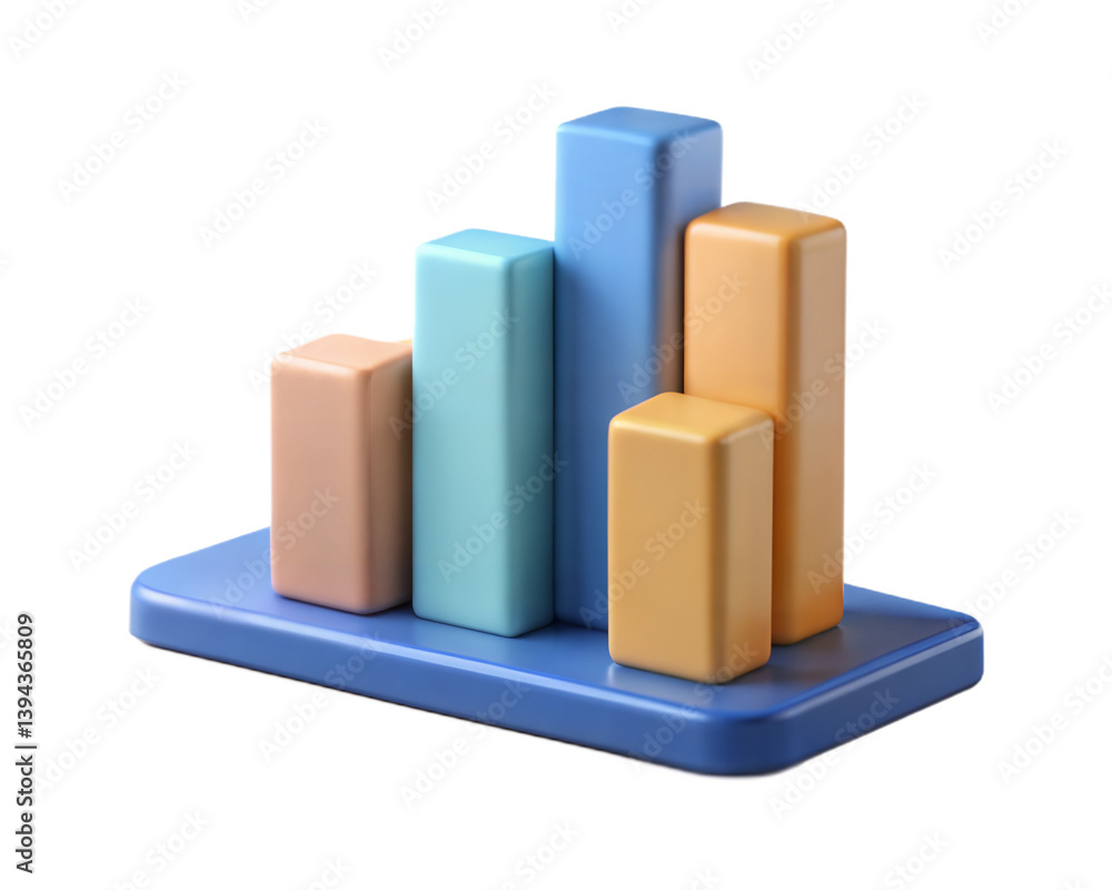 Business growth chart showing upward trend in finance and market data Business growth chart showing upward trend in finance and market data