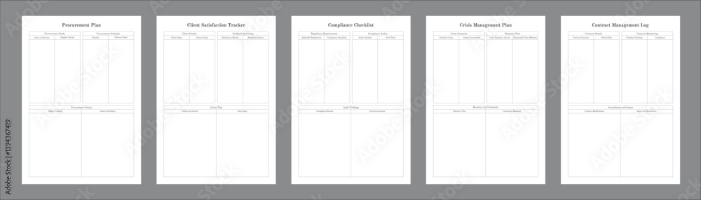 Project Planner Pages Daily, Weekly, and Monthly Planning Sheets for Effective Task Management, Deadlines and Team Coordination Planner Sheet Design Template Set of 5 Pages Project Planner Pages Daily, Weekly, and Monthly Planning Sheets for Effective Task Management, Deadlines and Team Coordination Planner Sheet Design Template Set of 5 Pages