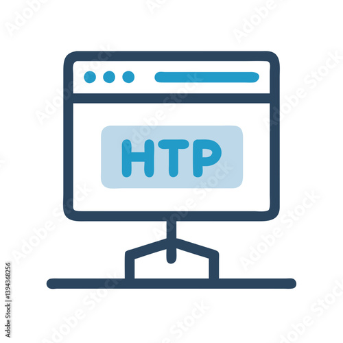  Comprehensive HTTP Protocol Icon Illustration