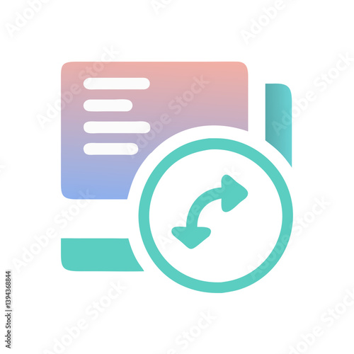  Stylized Incremental Restore Icon Representation