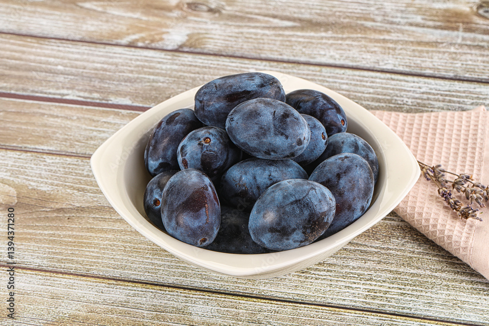 Fresh raw sweet juicy plum Fresh raw sweet juicy plum
