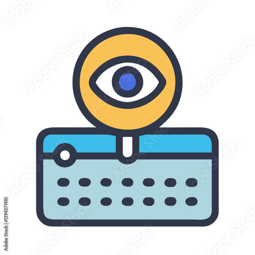  Stylish Keylogger Detector Icon Design