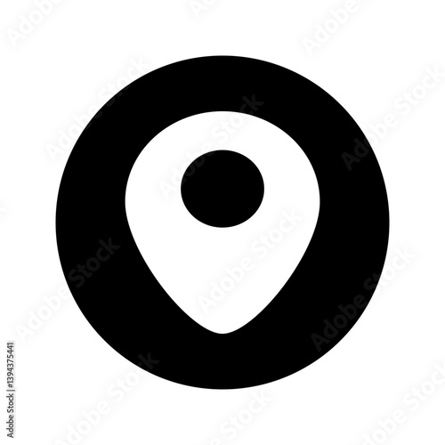 Map sign places vector icon