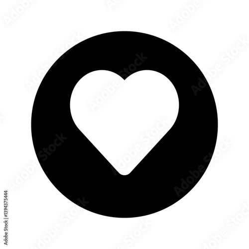 heart shaped heart vector icon