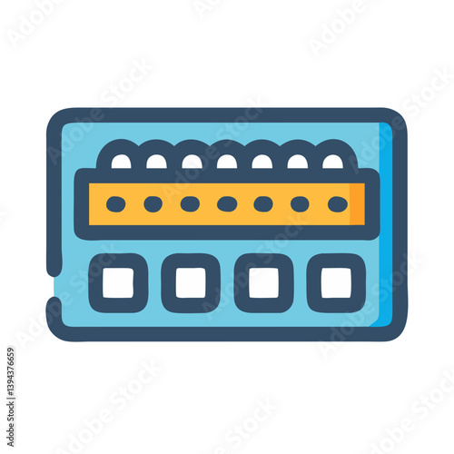  Network Patch Panel Icon for Infrastructure