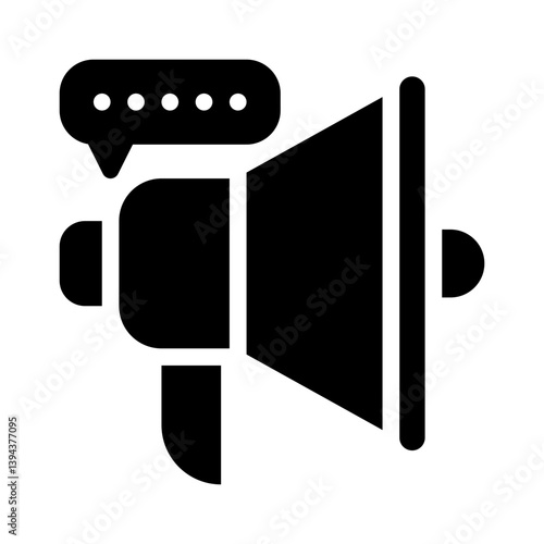 campaign glyph icon