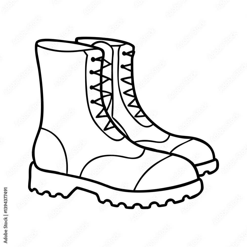 army boots icon, army boots vector illustration-simple illustration of army boots, perfect for army boots logos and icons army boots icon, army boots vector illustration-simple illustration of army boots, perfect for army boots logos and icons