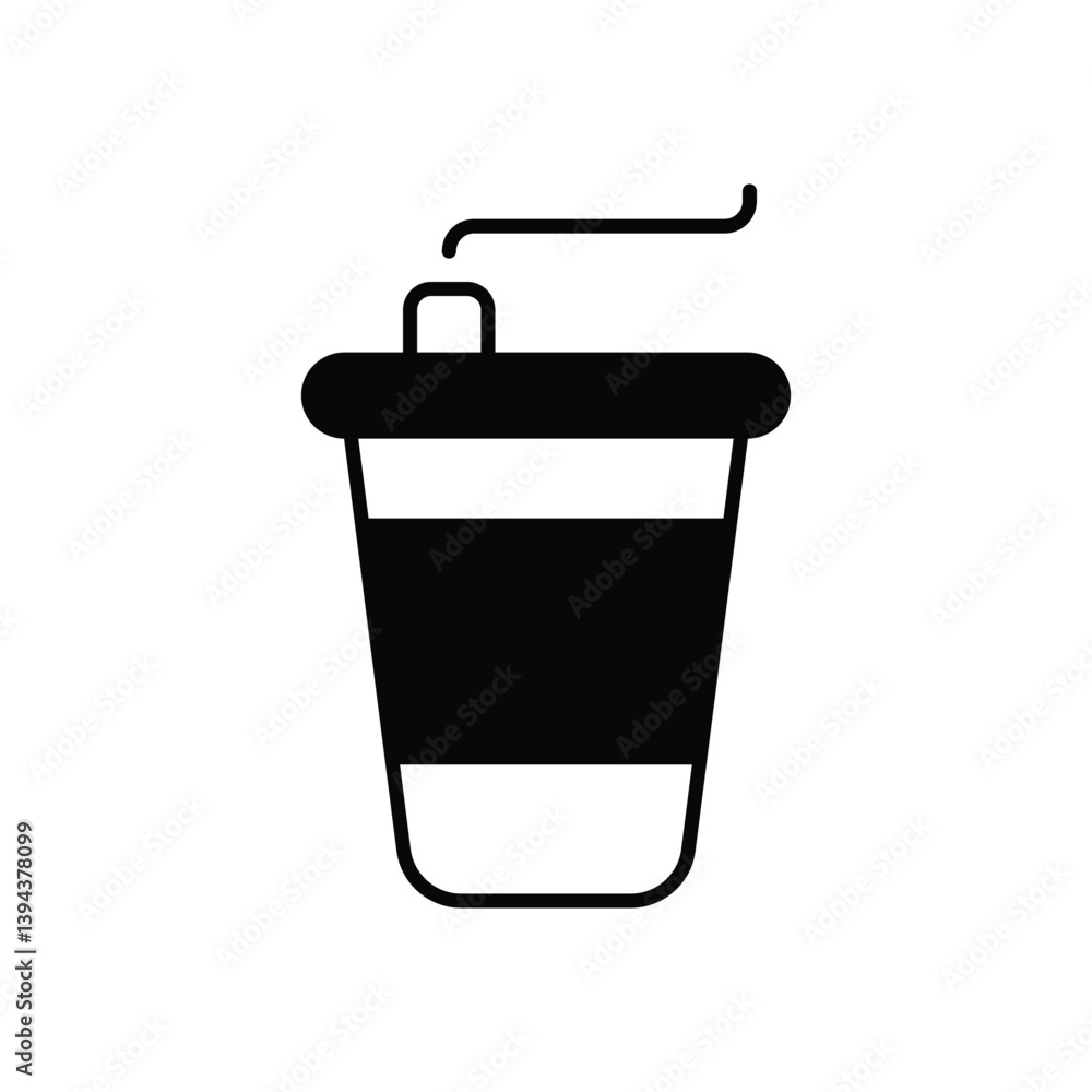 Coffee vector icon stock illustration Coffee vector icon stock illustration