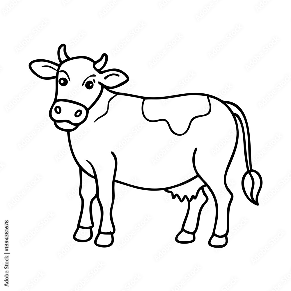 cow icon, cow vector illustration-simple illustration of cow, perfect for cow logos and icons cow icon, cow vector illustration-simple illustration of cow, perfect for cow logos and icons