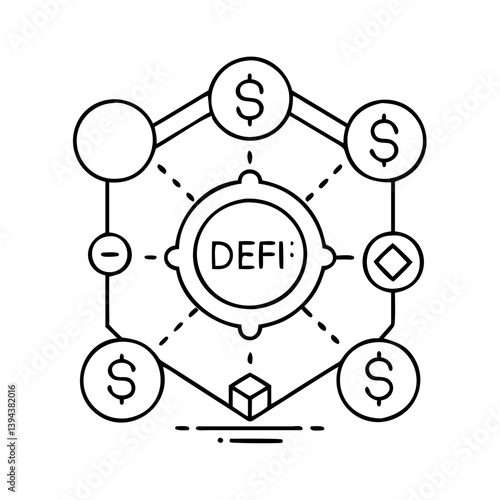 decentralized finance defi icon, decentralized finance defi vector illustration-simple illustration of decentralized finance defi, perfect for decentralized finance defi logos and icons