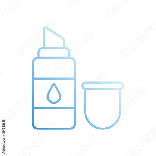 Lip Balm vector icon stock illustration