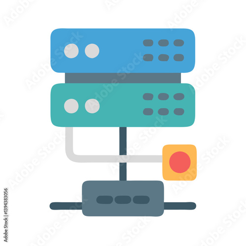  Proxy Server Hardware Icon for Infrastructure