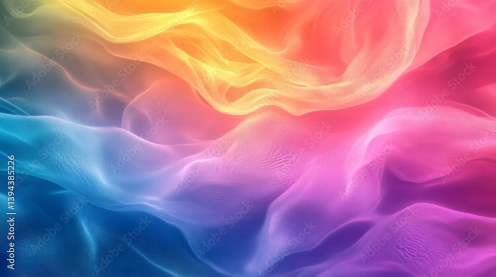 Obraz premium Colorful Fabric Drapery Abstract Background