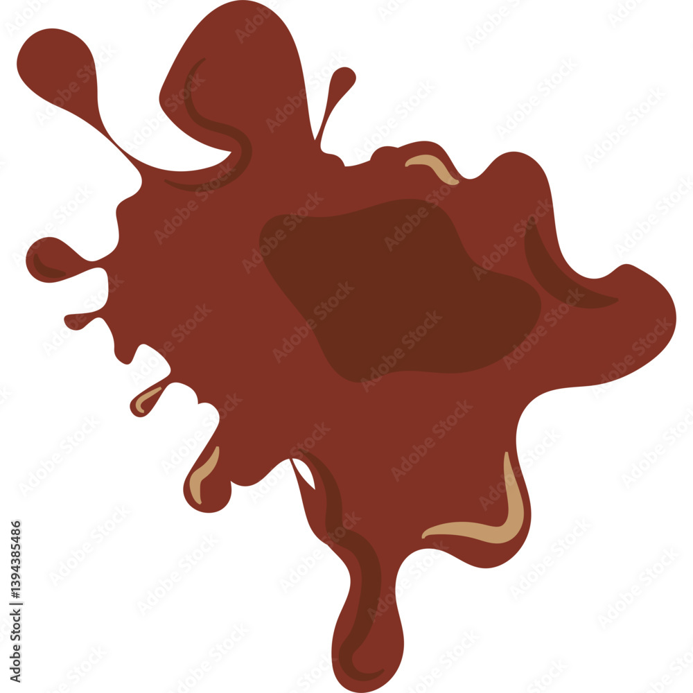Melted Chocolate Splash Melted Chocolate Splash