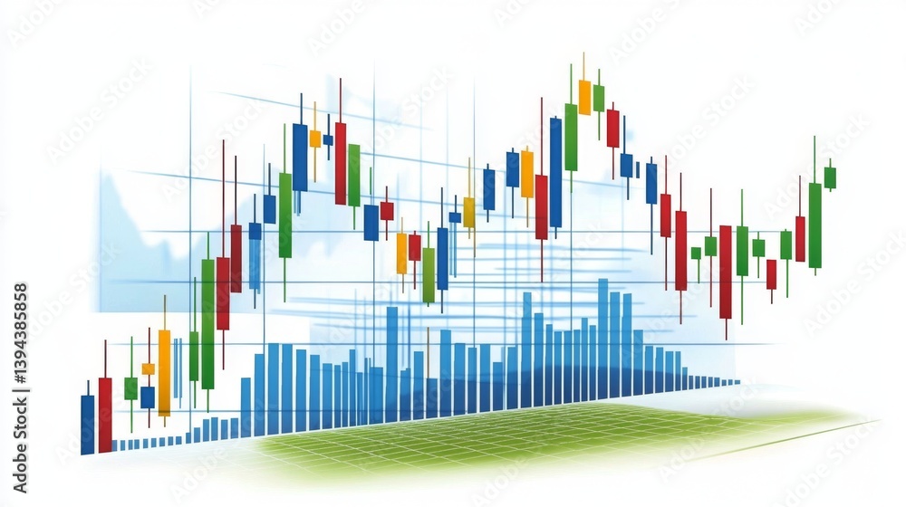 A minimalist image of candlestick charts on a monitor, showing price movements and trading volumes, symbolizing technical analysis in stock trading. A minimalist image of candlestick charts on a monitor, showing price movements and trading volumes, symbolizing technical analysis in stock trading.