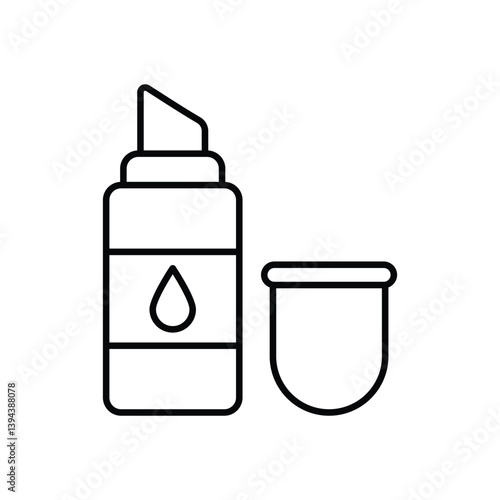 Lip Balm vector icon stock illustration