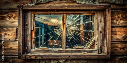 Wallpaper Mural Aged Shattered Window Pane A Grunge Texture of Vintage Decay Perfect for Backgrounds Posters or Graphic Design Elements Torontodigital.ca