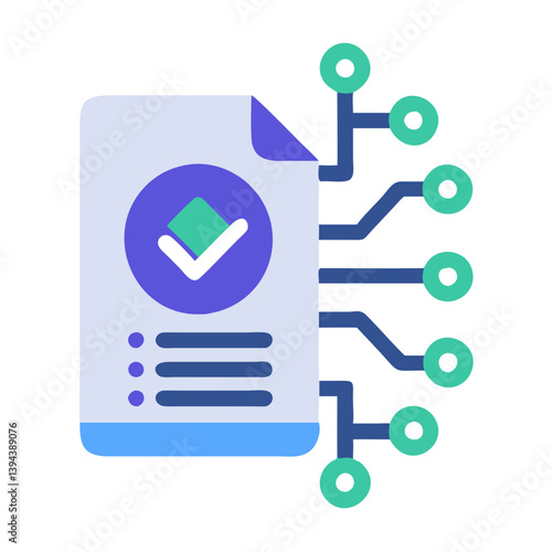  Stylish Smart Contract Icon Design