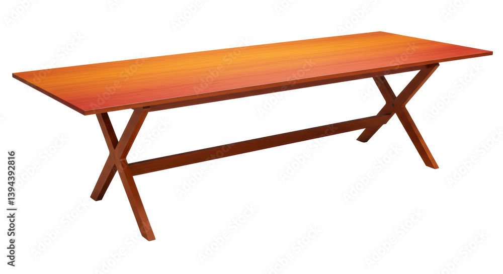 Isolated Wood Table Isolated Wood Table